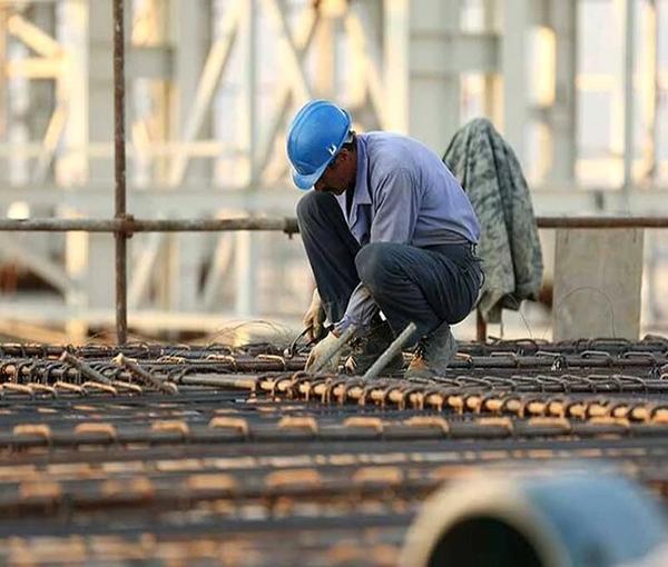 An Iranian worker