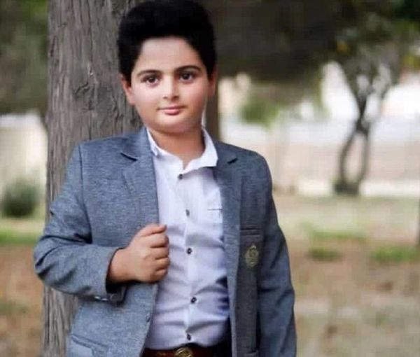 Kian Pirfalak, a nine-year-old boy who was killed in the city of Izeh in Khuzestan province
