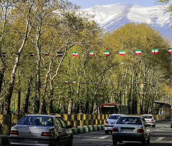 A view from Tehran’s longest avenue, Valiasr (file photo)