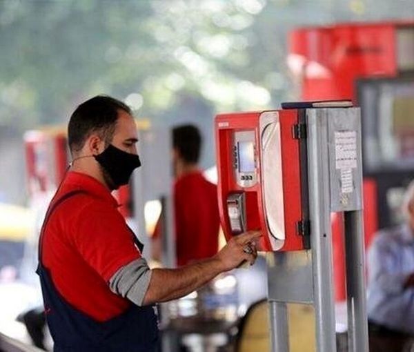 A gas station operator in Iran (file photo)