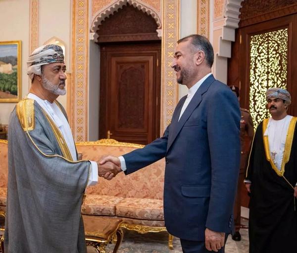 Sultan of Oman Haitham bin Tariq meets with Iran's Foreign Minister Hossein Amir Abdollahian in Muscat, Oman December 28, 2022
