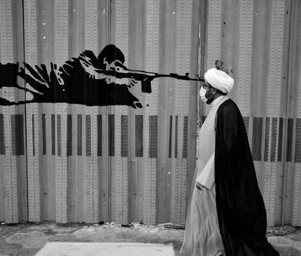 A graffiti in Tehran (file photo)