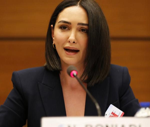 Iranian-born actress and activist Nazanin Boniadi