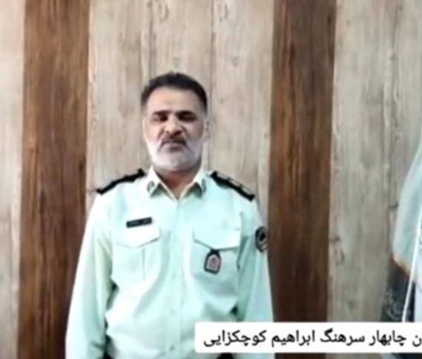 Colonel Ebrahim Khouchakzai, the commander of the police in the city of Chabahar (file photo)