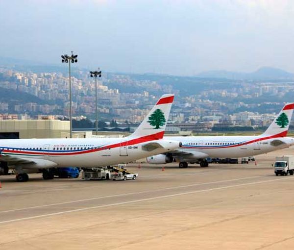 A view from Beirut airport (file photo)