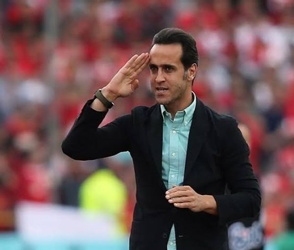 Iranian football (soccer) star Ali Karimi (undated)