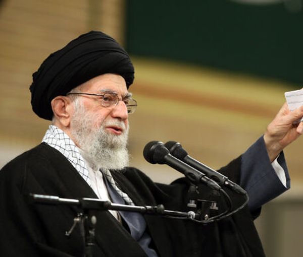 Ali Khamenei speaking to a selected audience on January 9, 2023