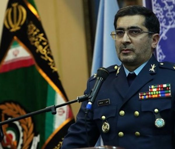 Brigadier General Afshin Khajefard, the chief executive of the Iran Aviation Industries Organization (file photo)