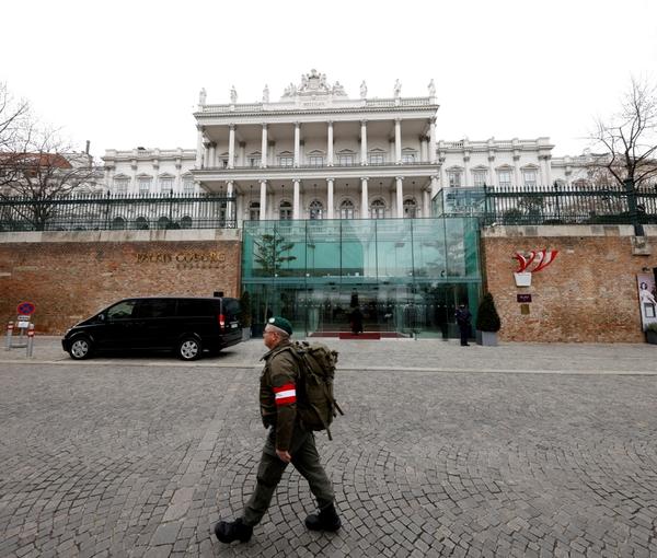 Negotiators have left Palais Coburg Hotel, venue of Iran nuclear talks in Vienna. FILE