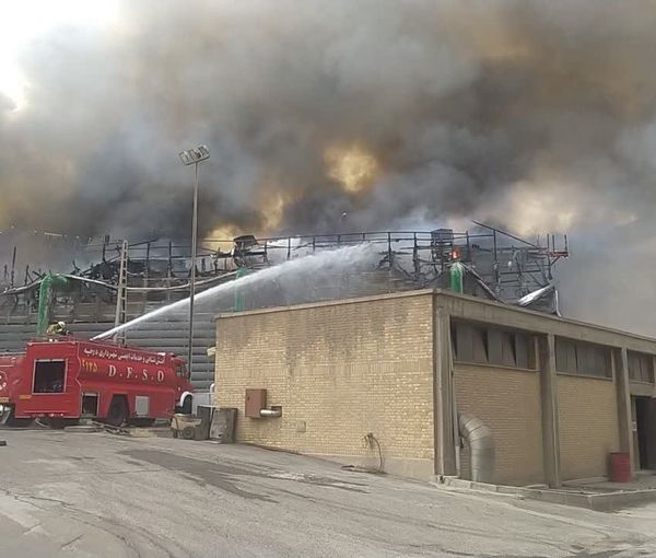 Fire at Esfahan thermal power plant on May 9, 2023