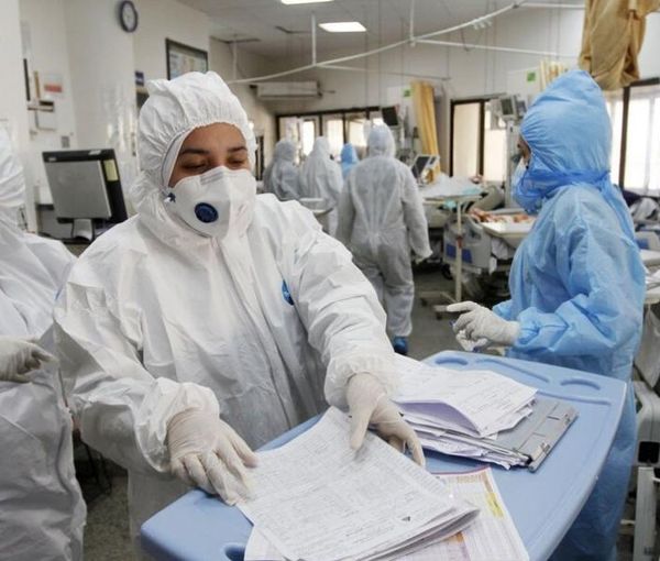 A hospital in Iran during the COVID pandemic in 2021