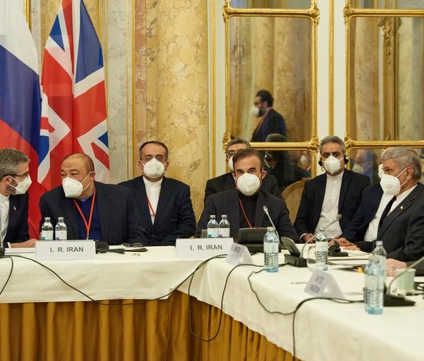 The Iranian delegation in the Vienna nuclear talks, November 29, 2021