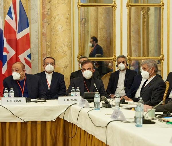 Iranian delegation attending the Vienna nuclear talks. November 29, 2021