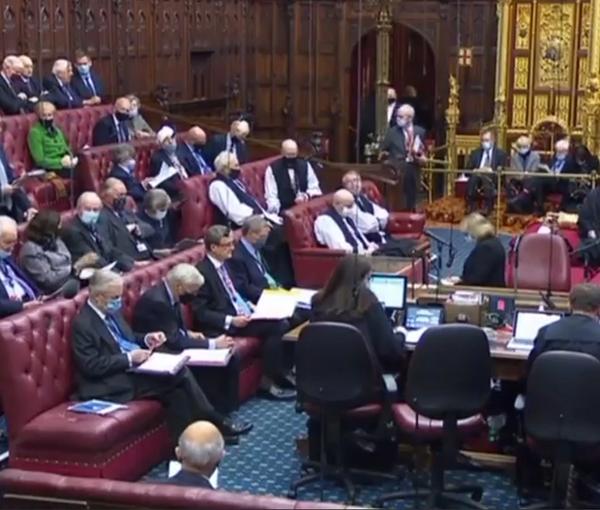 The British House of Lords discussing the proscription of IRGC on January 19, 2022