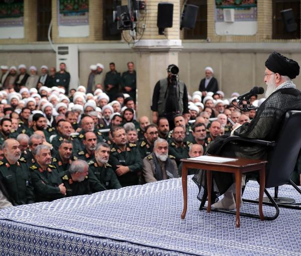 A meeting of senior Revolutionary Guard commanders with Supreme Leader Ali Khamenei (October 2, 2019)
