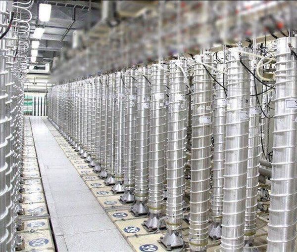 Uranium enrichment centrifuges at Iran's Fordow underground site. Undated