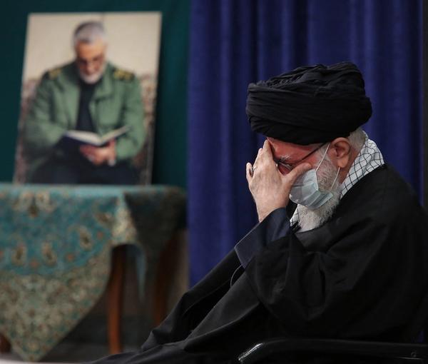 Iran's Supreme Leader Ali Khamenei in January 2021