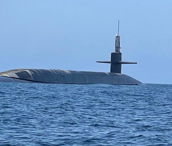 The USS West Virginia in the Arabian Sea (October 2022)