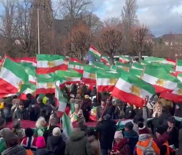Thousands of Iranian held a rally in Strasbourg, France to ask Europe to list the IRGC as a terrorist group. January 16, 2023
