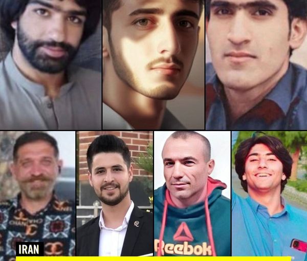 The seven protesters Amnesty says are in danger of execution (Undated)