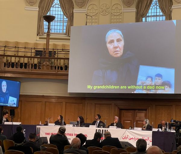 Iran Atrocities Tribunal in London. November 11, 2021