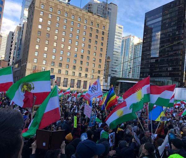 Iranian rallied in Vancouver and other cities in Canada on November 5, 2022