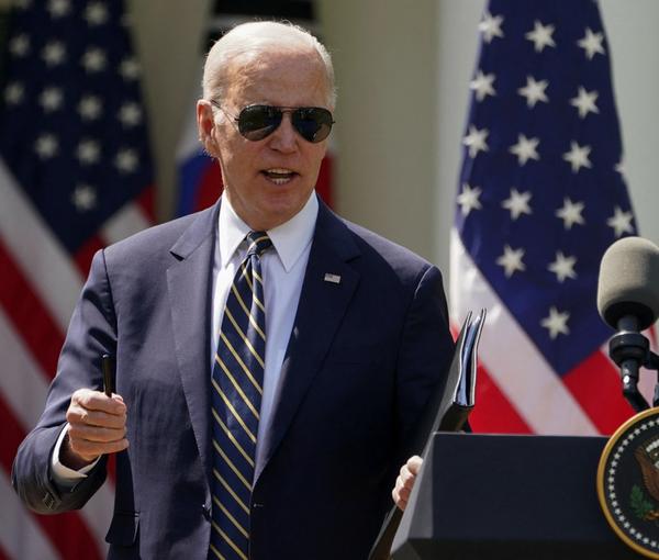 US President Joe Biden at the White House on April 26, 2023