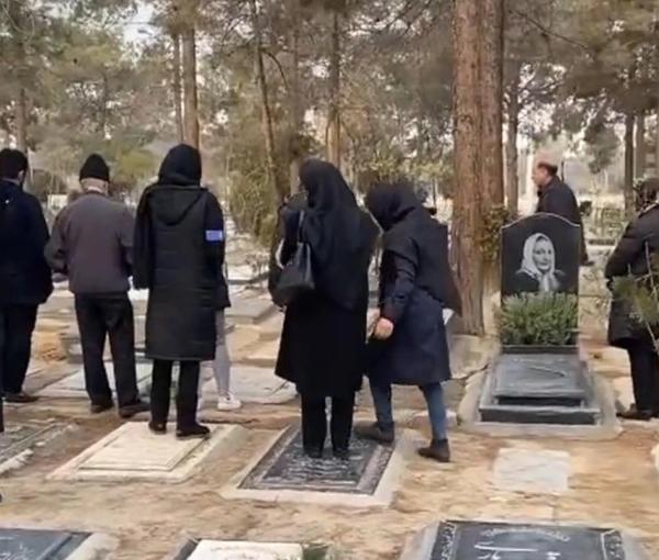 Only a handful of family members was allowed to attend Mohsen Shekari’s heavily guarded burial in Tehran on December 9, 2022.