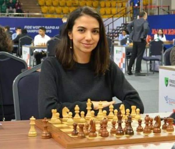 Iranian Chess Grand Master Sara Khademalsharieh (December 2022)
