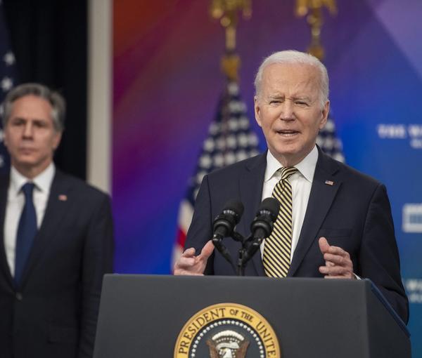 President Joe Biden and Secretary of State Antony Blinken in March 2022