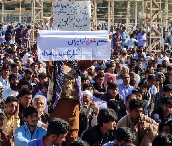Protests in the city of Zahedan on December 2, 2022