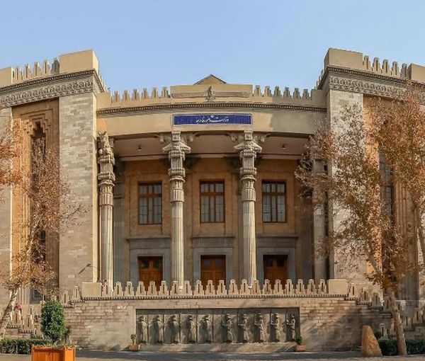 A view of Iran's Foreign Ministry building in the capital Tehran (file photo)