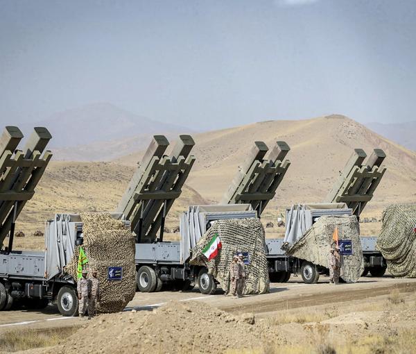 IRGC missiles seen in October 2022