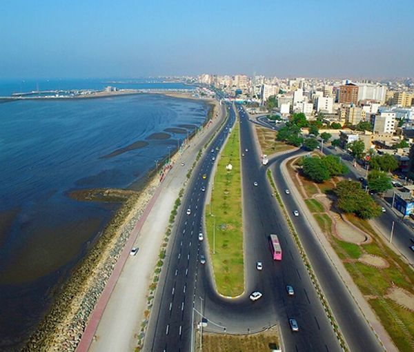 A general view of Iran's Bandar Abbas port city. Undated