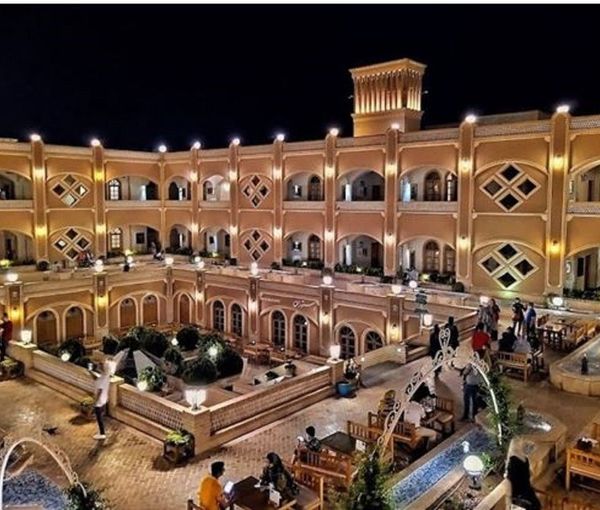 A hotel in the central city of Yazd (file photo)