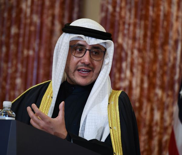 Kuwaiti Foreign Minister Sheikh Ahmed Nasser Al-Mohammed Al-Sabah. Jan. 26, 2022
