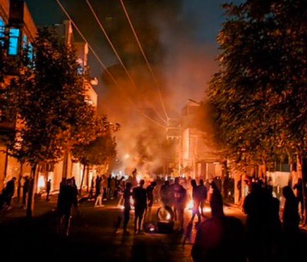 Protests in the Iranian city of Mahabad (November 9, 2022)