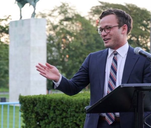 Spokesperson and Communications Director at US mission to the United Nations Nate Evans (file photo)
