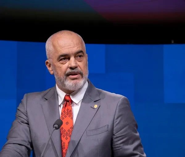 Albanian Prime Minister Edi Rama (file photo)