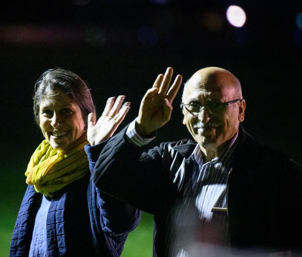 Nazanin Zaghari-Ratcliffe and Anoosheh Ashoori arriving back to UK. March 17, 2022