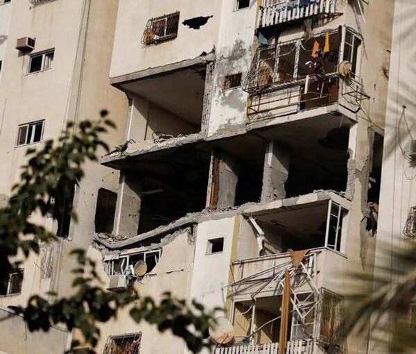 Photo of the apartment in Gaza, which Israel struck to kill Jabari, the PIJ commander responsible for coordination between the group and Hamas. (August 5, 2022)