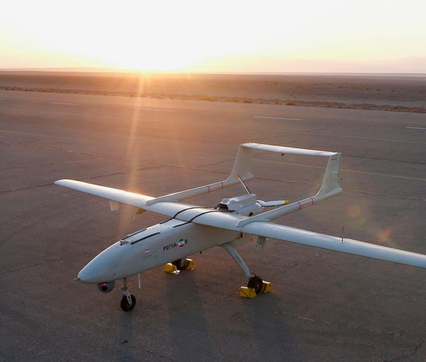 An August 2022 picture of an Iranian drone