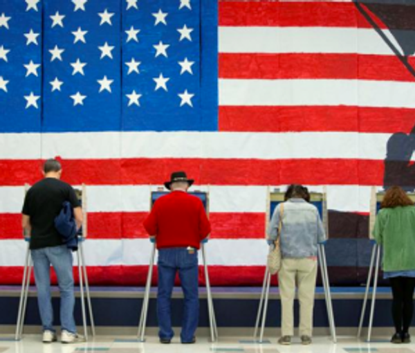 People voting in the US election  (file photo)