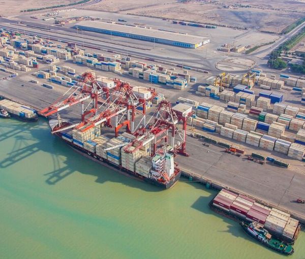 Iran's Imam Khomeini port on the Persian Gulf. FILE