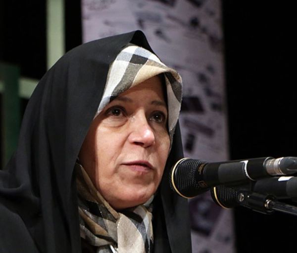 Faezeh Hashemi, daughter of Iran ex-president Akbar Hashemi Rafsanjani. File photo