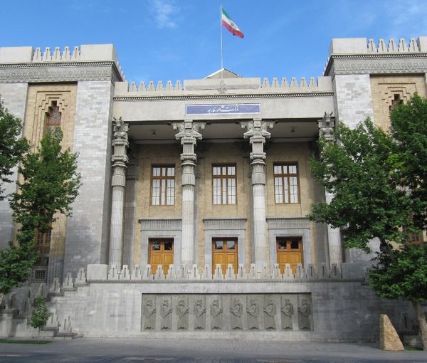 Iran's foreign ministry building in Tehran