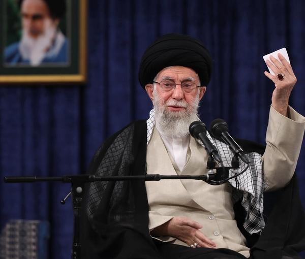 Ali Khamenei speaking on Saturday, November 26, 2022