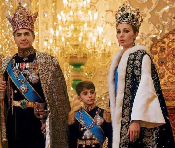 The former royal family of Iran  