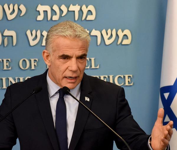 Israeli Prime Minister Yair Lapid (file photo)