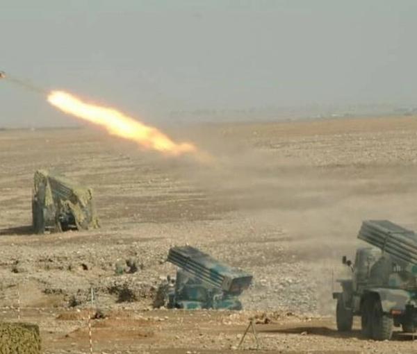 Iranian military drills at the boder of the Republic of Azerbaijan on October 1, 2021